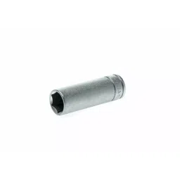 Teng Tools 1/4 inch Drive 12 mm Deep Socket, 6 Point, 49.5 mm Overall Length, M140612-C image 2