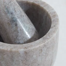 Westside Home Pink Sawar Marble Mortar With Pestle image 3