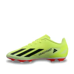 Adidas Men's X CRAZYFAST CLUB FxG Lime Football Shoes image 3