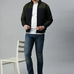 VOXATI Colourblocked Stand Collar Jacket image 4