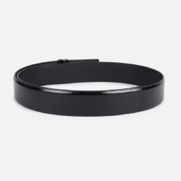 Van Heusen Black Leather Waist Belt for Men image 3