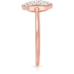 Malabar Gold and Diamonds 18k Rose Gold Diamond Cocktail Ring for Women image 3