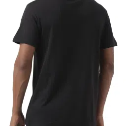 Calvin Klein Jeans Black Cotton Regular Fit Logo Printed T-Shirt image 3