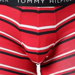 Tommy Hilfiger Multicolor Cotton Regular Fit Logo Printed Trunks - Pack Of 3 image 3