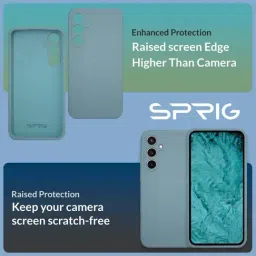 Sprig Liquid Silicone Back Cover for SAMSUNG Galaxy S23 FE 5G (Green) image 2