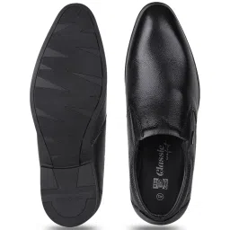 Red Chief Men's Black Formal Loafers image 3