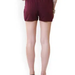 Belle Fille Maroon Regular Fit Shorts image 2