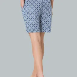Van Heusen Blue Printed Shorts image 2
