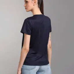 KZ07 by Kazo Navy Printed T-Shirt image 2