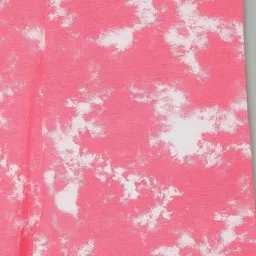 Fame Forever by Lifestyle Kids Pink & White Printed Leggings image 3
