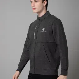 Cantabil Charcoal Black Regular Fit Sweatshirt image 3