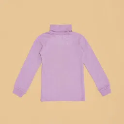 Pantaloons Junior Girls Orchid Bloom Cotton Solid Full Sleeves Casual Tops & Tees image 3