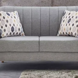 Urban Living Grey Antalya 2 Seater Sofa image 3