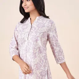 Akkriti by Pantaloons Lilac Printed Tunic image 3