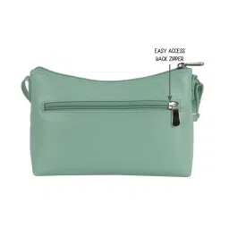 Baggit Green Printed Large Cross Body Bag image 3