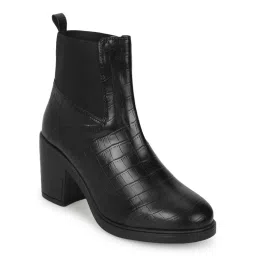 Truffle Collection Women's Jet Black Chelsea Boots image 3