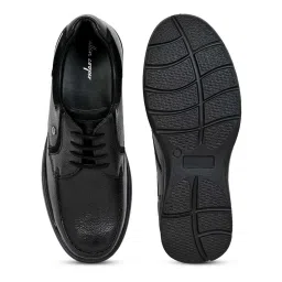 Allen cooper Men's Black Derby Shoes image 3