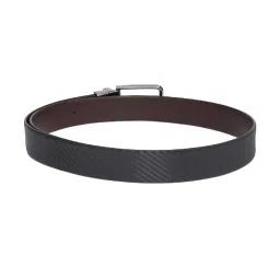 TOMMY HILFIGER Black & Brown Simeon Reversible Belt image 3