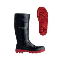 Dunlop Acifort Black, Red Steel Toe Capped Mens Safety Boots, UK 10.5, EU 45, A252931-image-35