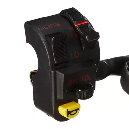 Uno Minda HANDLE BAR Switch - Left Side (6 Wire Bullet, 2 L Terminal, 2 Round Wire) for HERO CD-100/C-100SS/SLK/Strt (SW-0722) image 3