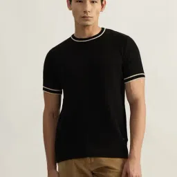 Iconic Black Regular Fit T-Shirt-image-62
