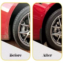 Auto Pearl OE Type Car Heavy Duty Mud Flaps Splash Guards PVC Black Compatible For Renault Kiger, Mud_Flap_Kiger (Set of 4) image 3