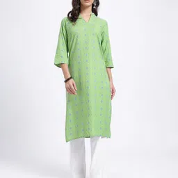 Anouk Rustic Ethnic Motifs Printed Kurta image 4