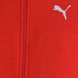 Puma Red Cotton Slim Fit Jacket image 5