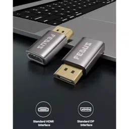 FEDUS Display Port to HDMI Adapter Uni-Directional Black (Pack of 2 Pcs) image 4