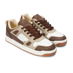 ZAYDN Men Colourblocked Lace-Ups Sneakers-image-4