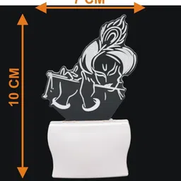 1ST TIME Red & White Acrylic Abstract Shaped Shaped Wall Lamp image 2