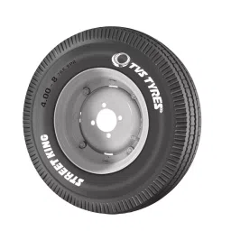 TVS 4.00-8 76E 6Pr Jaya (Only Tyre) Auto & Ult Tyre image 2
