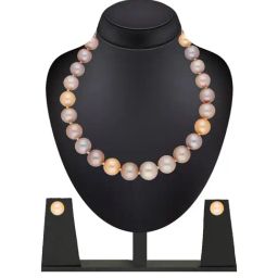 Sri Jagdamba Pearls Multicolor Alloy Casual Necklace Set-picture-37