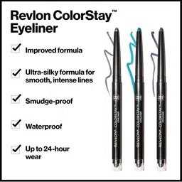 Revlon Long Wear ColorStay Pencil Eyeliner- 0.28g- Sapphire image 3