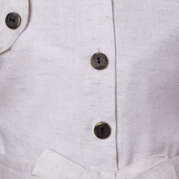 PINK MERMAID Striped Linen Shirt Dress image 4