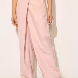 ONLY Women Straight Fit High-Rise Trousers-image-68