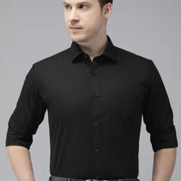 Park Avenue Solid Slim Fit Formal Shirt-image-83