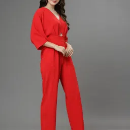 KASSUALLY Red Maxi Jumpsuit image 3