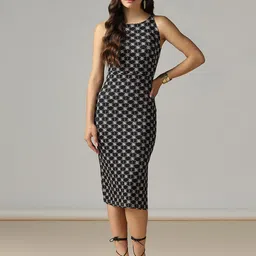 Selvia WomenEthnic Motifs Print Bodycon Dress image 1