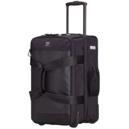 Carpisa Advance Go Black Solid Soft Medium Trolley Bag - 53 Cms image 3