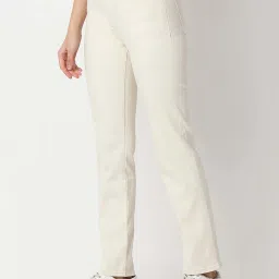 SPYKAR Beige Solid Jeans image 3