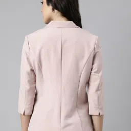 showoffff SHOWOFF Peach Slim Fit Blazer image 3