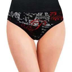 AROUSY Black Printed Hipster Panties - Pack Of 3 image 3