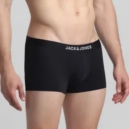 Jack & Jones Jet Black Regular Fit Trunks image 3