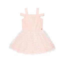Gini & Jony Kids Pink Textured Dress-picture-12