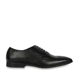 clarks Clark Men's Bampton Rhodes Black Brogue Shoes-picture-31