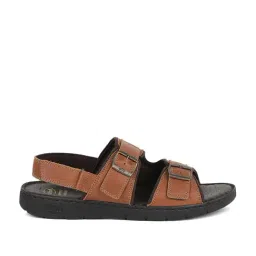 Scholl by Bata Men's Tan Back Strap Sandals-image-17