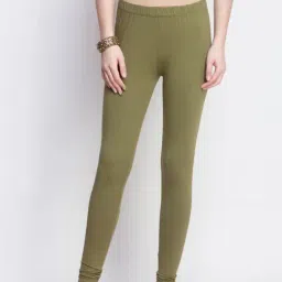 Dollar Missy Olive Cotton Leggings-image-58
