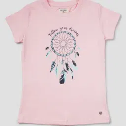 Gini & Jony Kids Pink Cotton Printed Top-picture-18