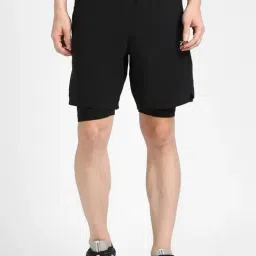 Reebok Black Regular Fit Shorts-picture-34